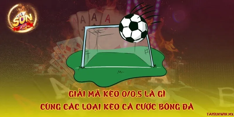 Giải mã kèo 0/0.5 là gì cùng các loại kèo cá cược bóng đá