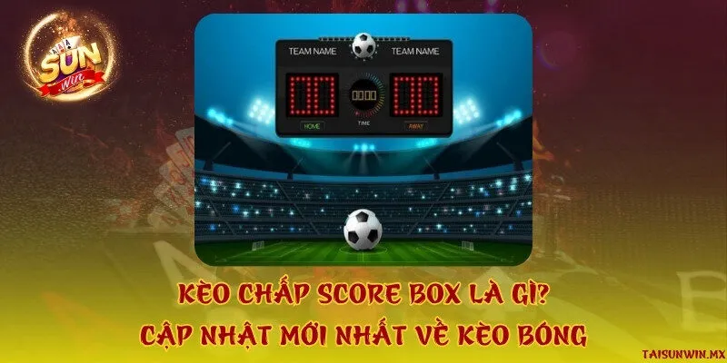 Kèo chấp score box là gì? Cập nhật mới nhất về kèo bóng