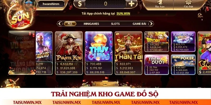 Cổng game tập hợp những trò chơi đẳng cấp nhất